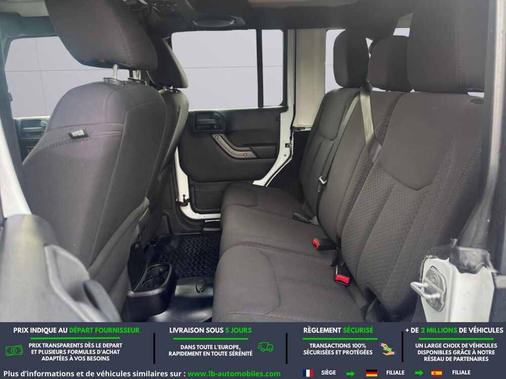 Wrangler 2.8 CRD 200 - BVA 5 Portes 2014 occasion 31850 Beaupuy