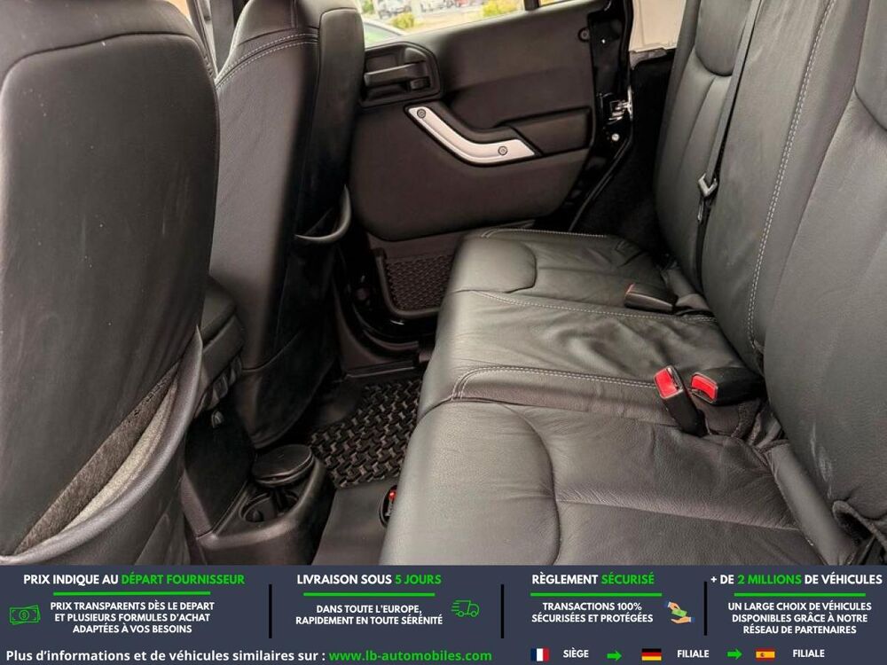 Wrangler 2.8 CRD 200 - BVA 5 Portes 2013 occasion 31850 Beaupuy