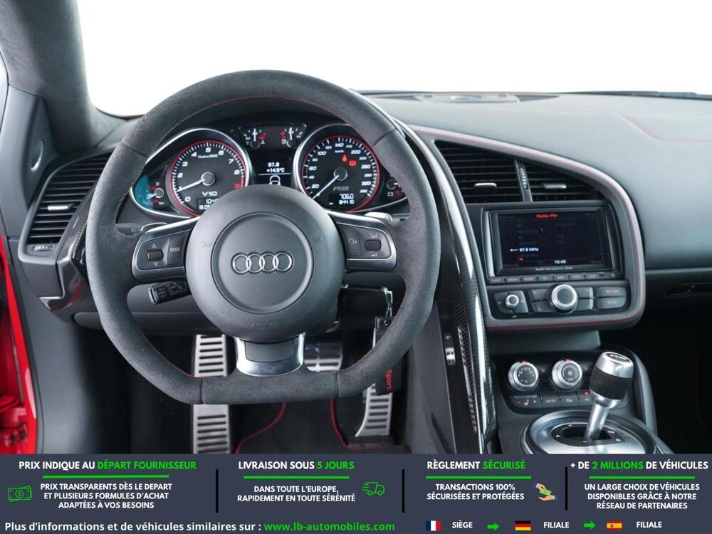 R8 V10 5.2 FSI 525 Quattro BVA 2010 occasion 31850 Beaupuy