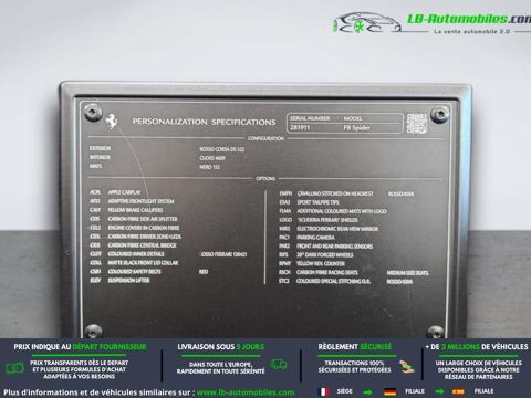 F8 Spider 3.9 V8 BiTurbo 720ch 2022 occasion 31850 Beaupuy