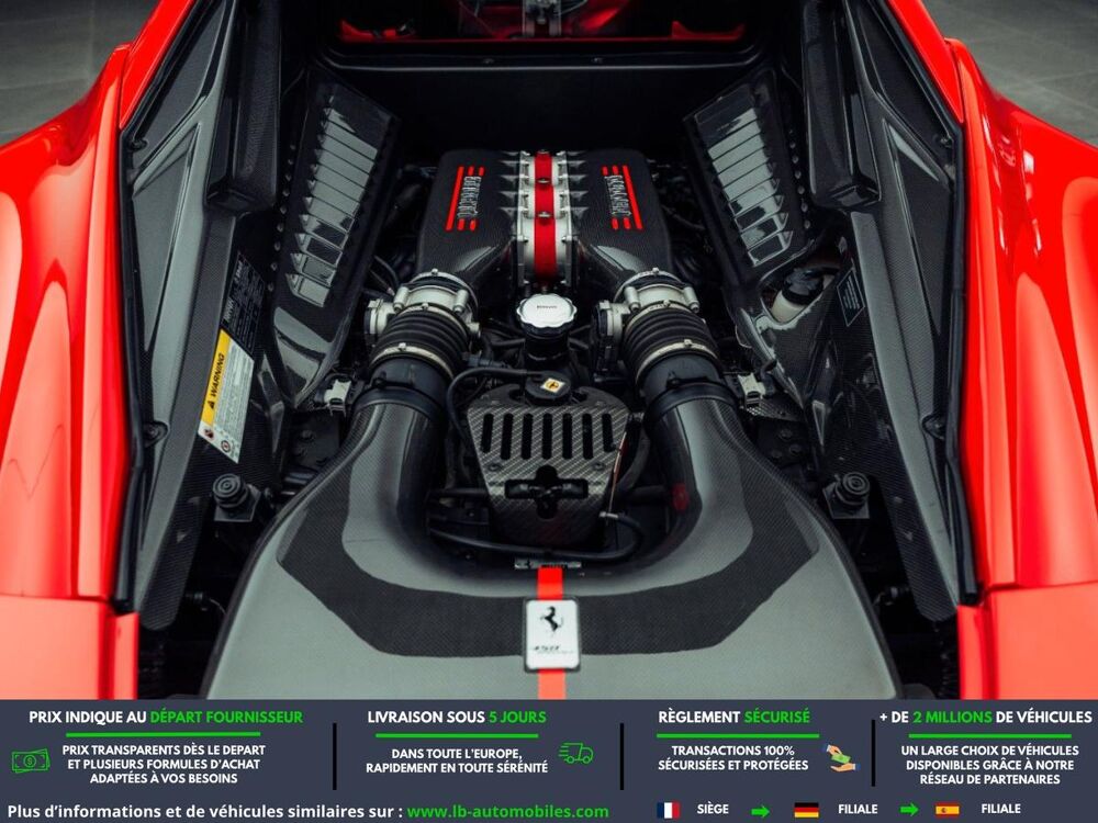 458 4.5 V8 605ch 2015 occasion 31850 Beaupuy