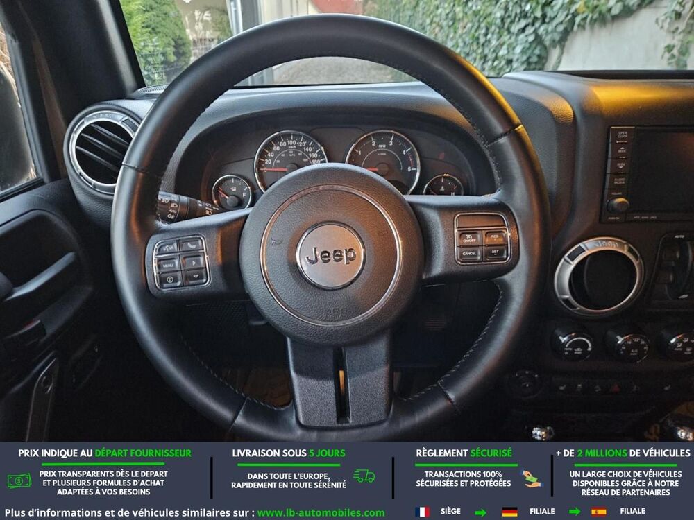 Wrangler 2.8 CRD 200 - BVA 5 Portes 2015 occasion 31850 Beaupuy