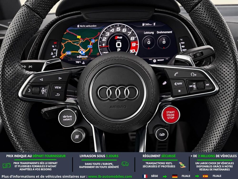 R8 V10 5.2 FSI 620 BVA 2020 occasion 31850 Beaupuy