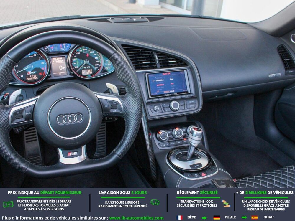R8 V10 5.2 FSI 540 BVA Quattro 2015 occasion 31850 Beaupuy