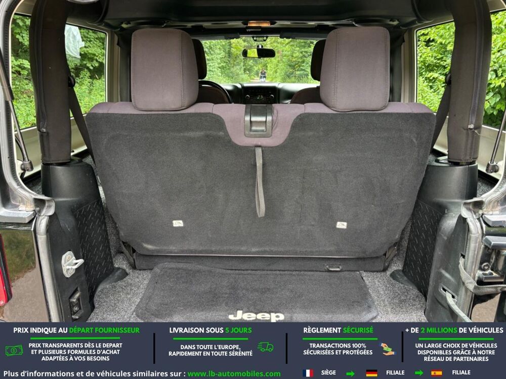 Wrangler V6 3.6 Pentastar 284 BVA 3 Portes 2013 occasion 31850 Beaupuy