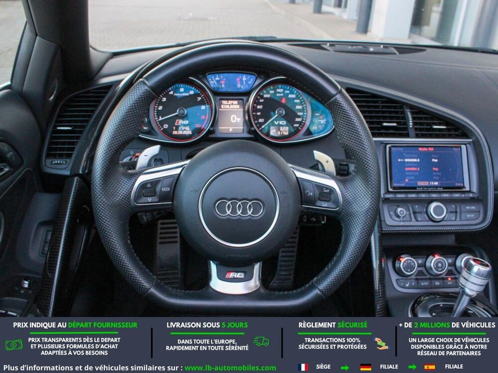 R8 V10 5.2 FSI 540 BVA Quattro 2015 occasion 31850 Beaupuy