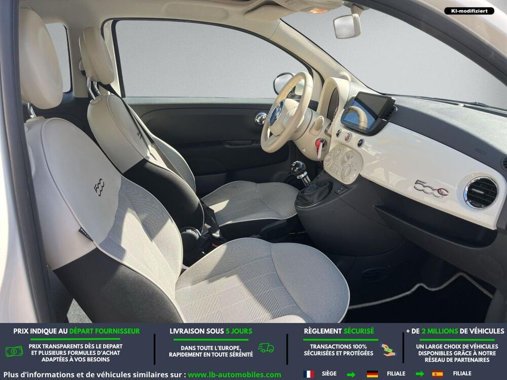 500 C 1.2 8V 69 ch 2015 occasion 31850 Beaupuy