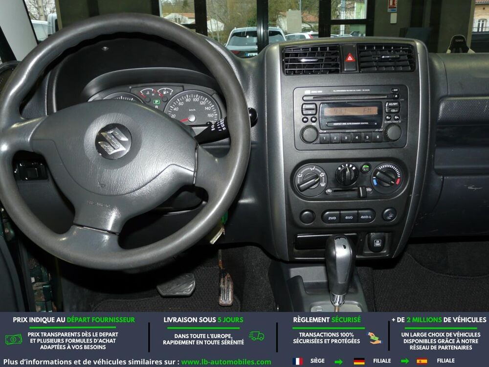 Jimny 1.3 VVT 86 JLX Boite Auto 2011 occasion 31850 Beaupuy