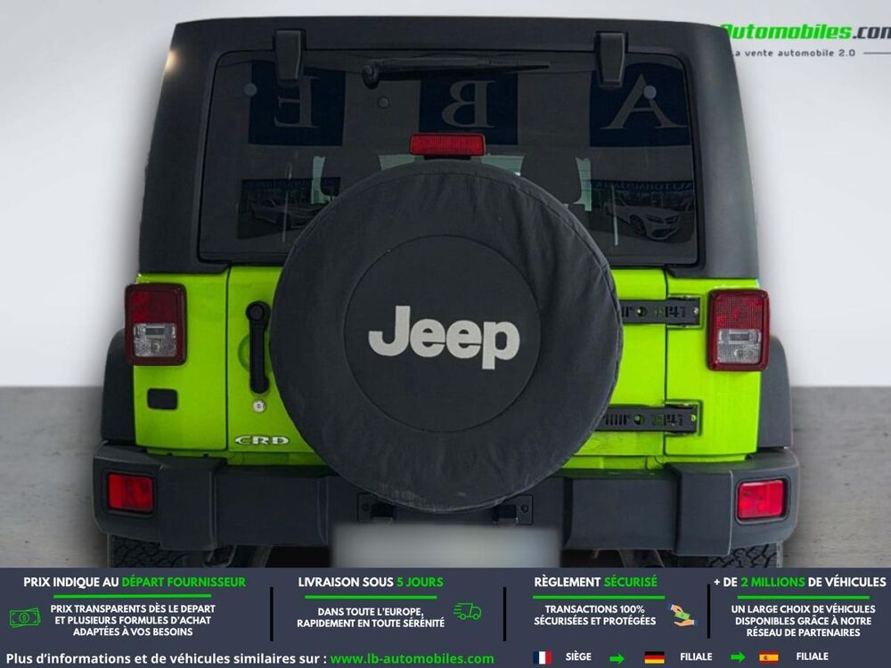 Wrangler 2.8 CRD 200 - BVA 5 Portes 2012 occasion 31850 Beaupuy
