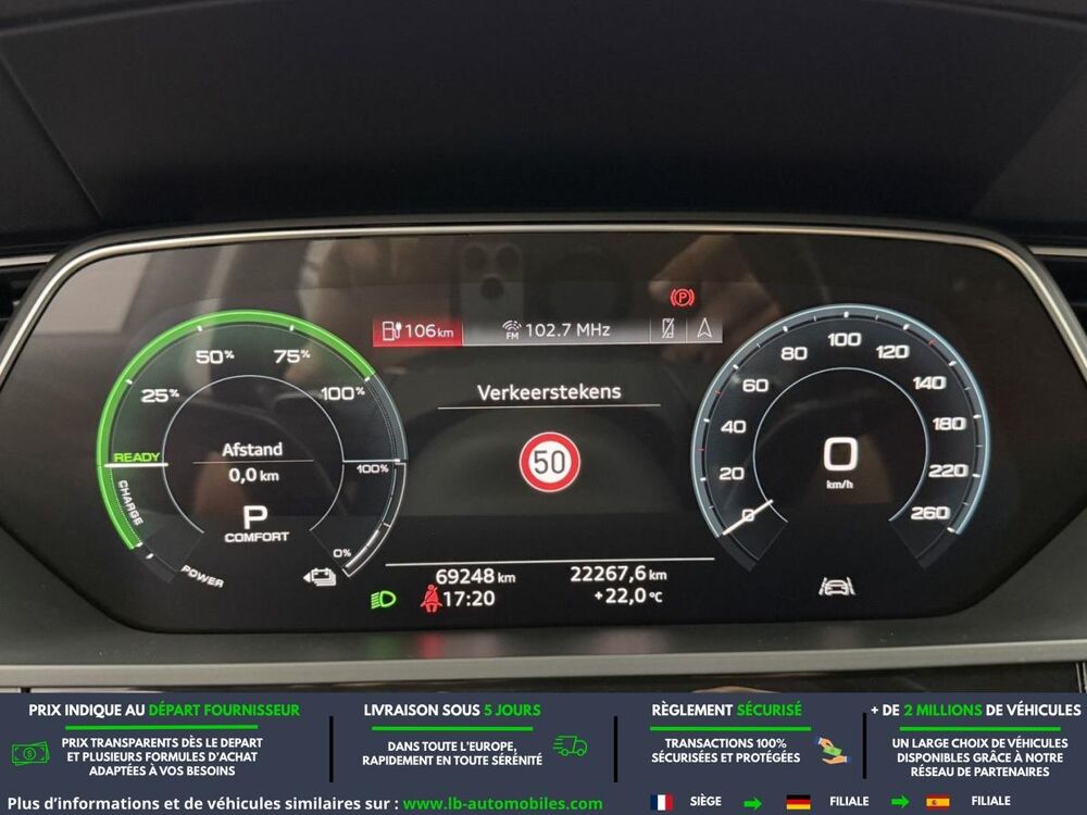 E-TRON 50 quattro 313 ch 2020 occasion 31850 Beaupuy