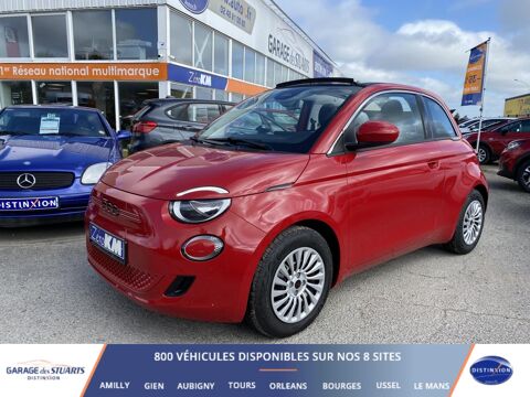 Fiat 500 Cabriolet Electrique 42 kWh RED -43% 2022 occasion Gien 45500