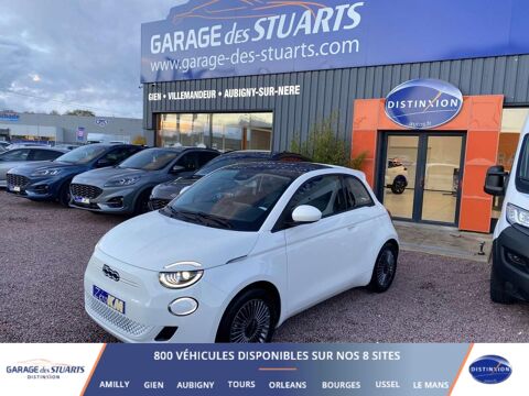 Fiat 500 E ELECTRIQUE 118CV - ICONE + CABLE TYPE 2 + PACK CONFORT 2022 occasion Gien 45500