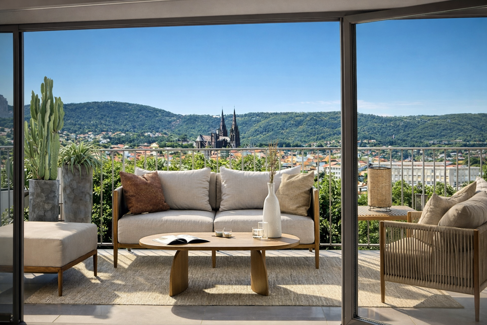 Vente Appartement APPARTEMENT T2 NEUF   40,80 m2   7  ÉTAGE   RÉSIDENCE LES FABRIKS DE MAI   CLERMONT-FERRAND Clermont ferrand