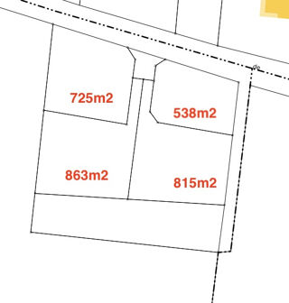  Terrain à vendre 725 m²