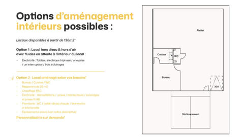   ENTREPÔT 200m2 SAINT-JULIEN-PUY-LAVÈZE 