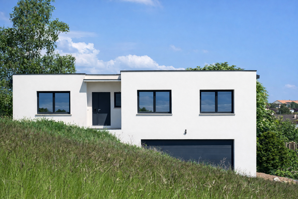MAISON CONTEMPORAINE VUE PANORAMIQUE PLEIN SUD ENVIRONNEMENT CALME