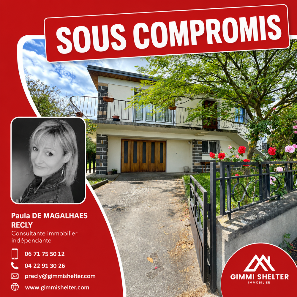Maison familiale lumineuse 5 pièces 139 m2 3 garages Vue dégagée Cournon-dAuvergne