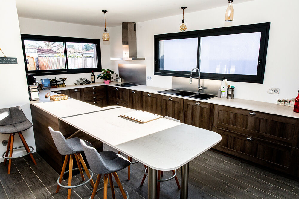 Vente Maison ANDERNOS LES BAINS - MAISON CONTEMPORAINE PLAIN-PIED 5 PIECES AVEC PISCINE CHAUFFÉE, STUDIO INDÉPENDANT ET ESP Andernos les bains