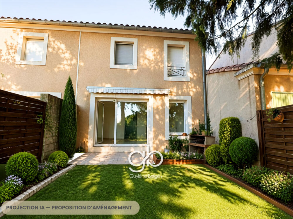 MAISON À VENDRE MONTPELLIER - T4 3 CHAMBRES AVEC JARDIN ET GARAGE - TRAMWAY SABINES - CLINIQUE SAINT-ROCH