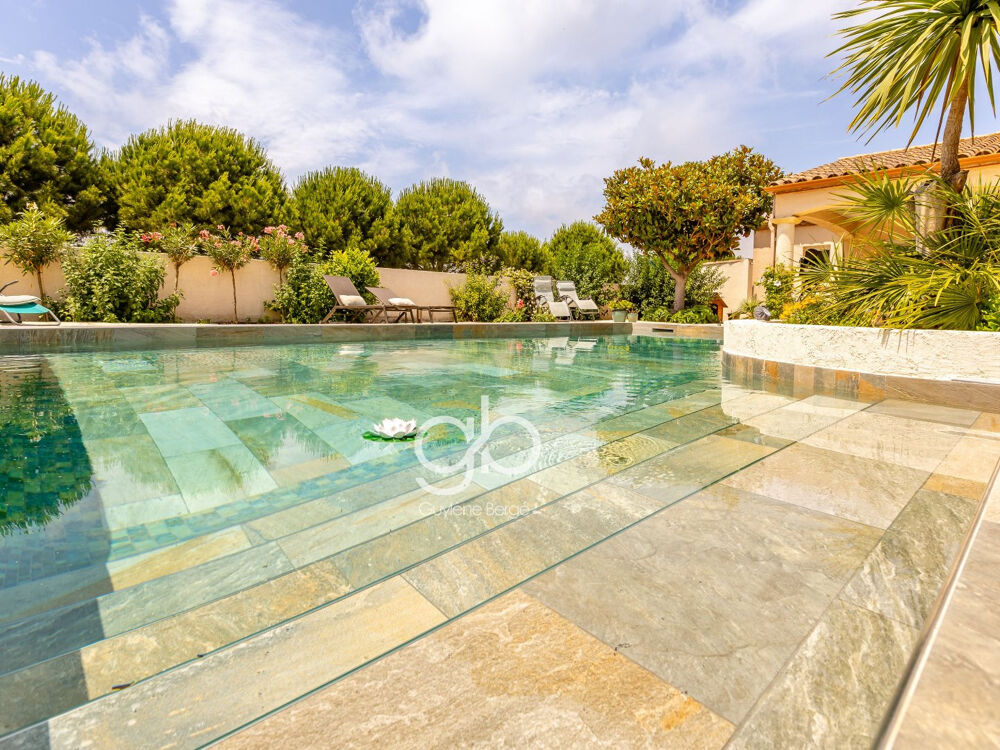 Vente Maison Villa PMR 4 chambres - Vue dégagée, piscine, jacuzzi Lattes