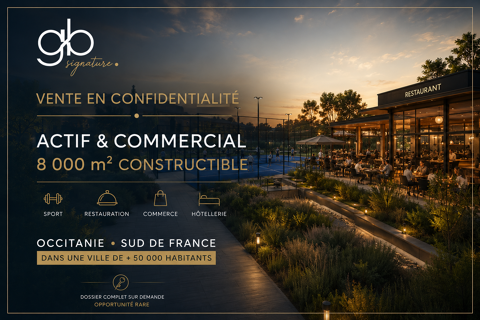ACTIF IMMOBILIER ET COMMERCIAL   8 000 M2 CONSTRUCTIBLES   OCCITANIE   SUD DE LA FRANCE   MURS ET FONDS DE COM 1240200 11100 Narbonne
