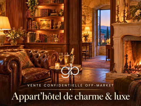   APPART-HÔTEL DE CHARME HAUT DE GAMME À VENDRE - VAUCLUSE - MURS ET FONDS DE COMMERCE - 5 050 000 € 