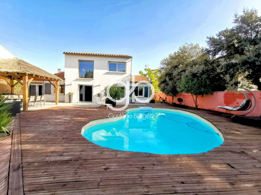 Vente Maison Villa T8 avec Piscine, Double Garage, Jardin   Saint-Brès St bres