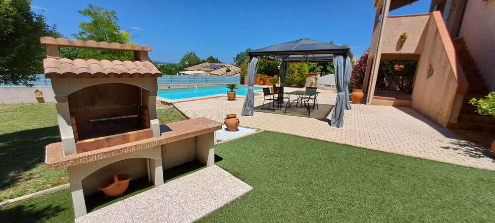 Vente Maison Maison traditionnelle de 184 m2 utiles (90 m2 hab.)   Piscine, grand garage et vue Cévennes   Gajan (30730) Gajan