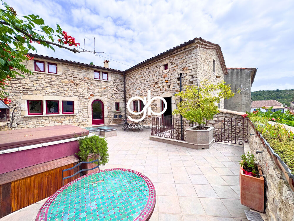 Vente Maison Maison en pierre - 4 chambres - Garage - Atelier - Terrasse - Jacuzzi - Pic saint Loup Notre dame de londres