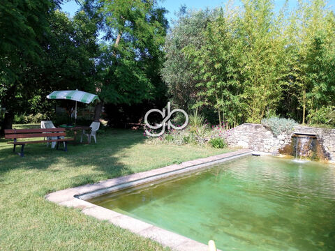   Cardet secteur Anduze - Vente Propri�t� de Caract�re 157 m2 avec Bassin Naturel + Atelier de 181 m2 Maison - 6 pi�ce(s) - 157 m�