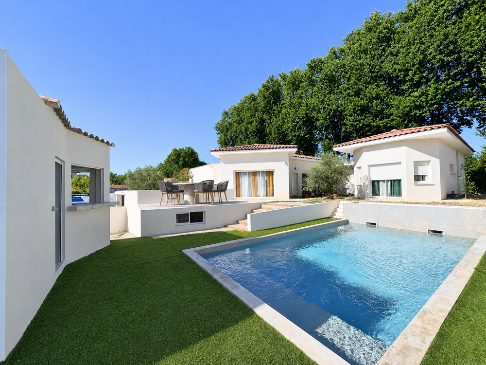 Vente Maison SAINT-DRÉZÉRY   Villa Contemporaine 150 m2 5 Pièces |  Piscine & Pool House | Solarium | DPE A | Proche Montpellier St drezery