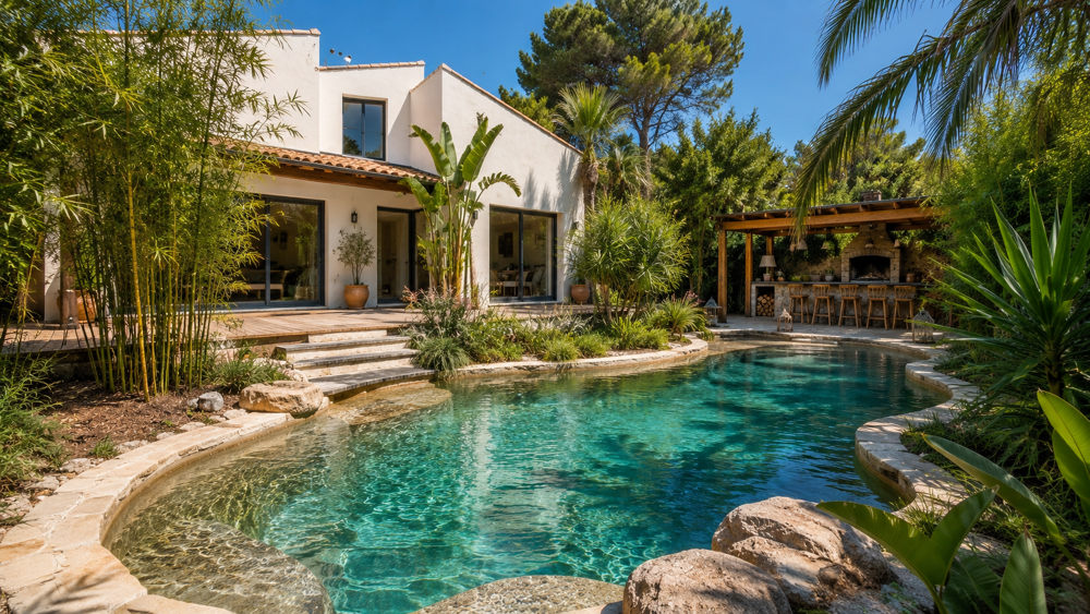 Vente Maison Villa plain pieds 4 Chambres au calme proche centre ville La grande motte