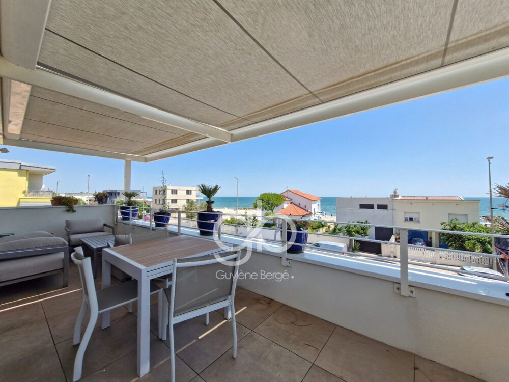 Duplex T5 de 120m2 vue mer + rooftop + studio 18m2 à Palavas-les-Flots (34250).