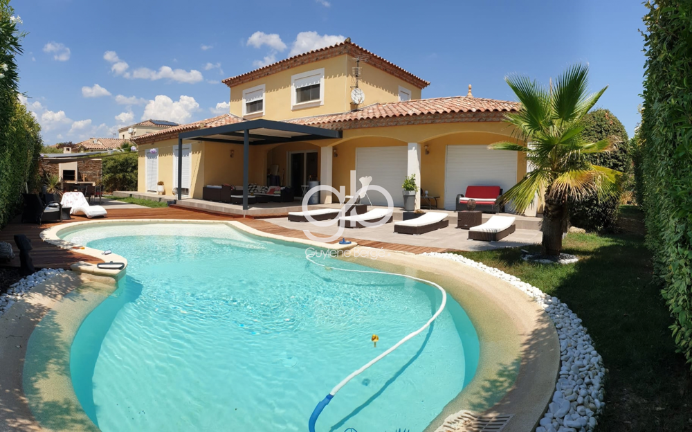 Vente Maison Villa d'exception 4 chambres avec piscine et jardin arboré St gely du fesc