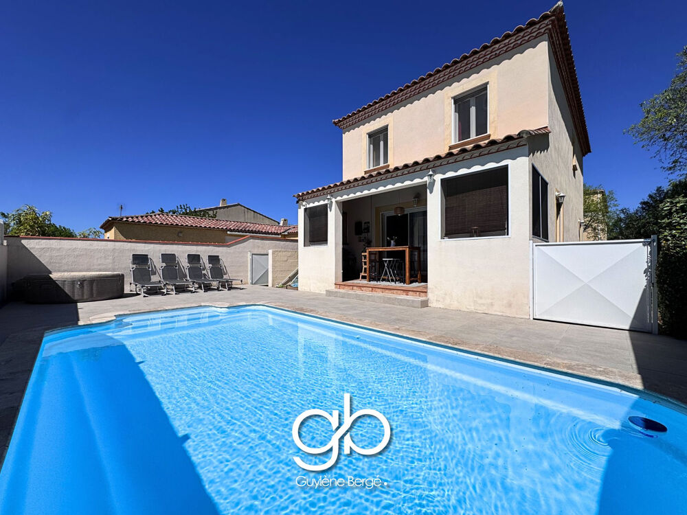 Maison contemporaine 131 m2 5 pièces Piscine Vergèze