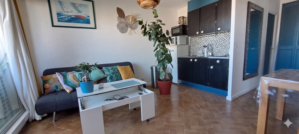 Appartement T2 Carnon Port avec Loggia et Vue Dégagée
