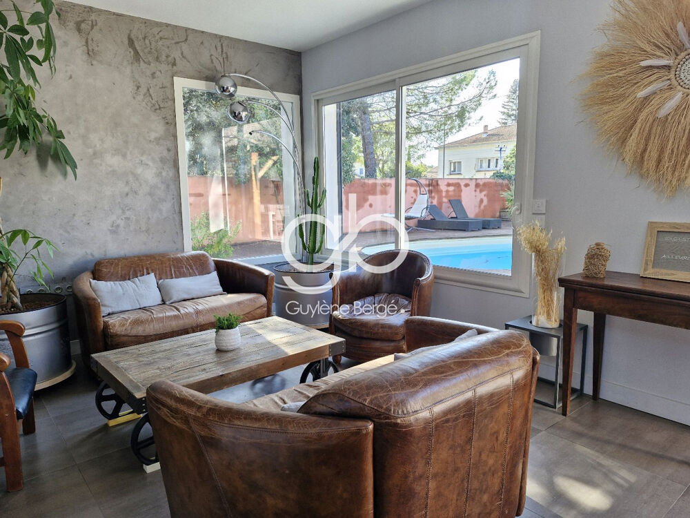 Vente Maison Villa T8 avec Piscine, Double Garage, Jardin   Saint-Brès St bres
