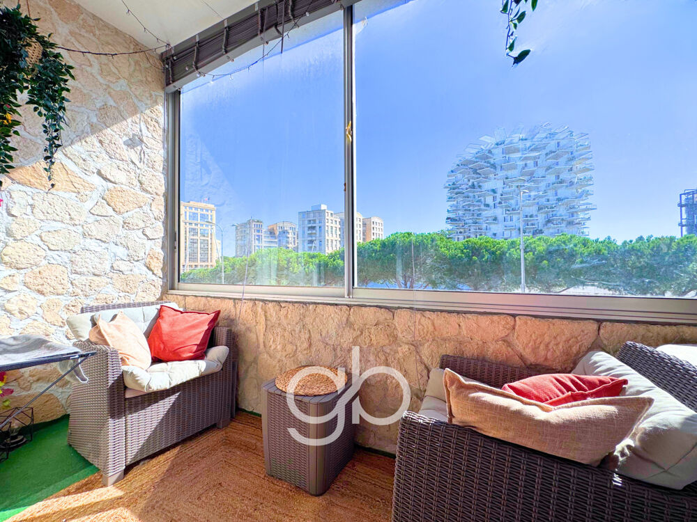 Vente Appartement À VENDRE - T3 61 M2 AVEC VÉRANDA ET PARKING - MONTPELLIER ANTIGONE Montpellier