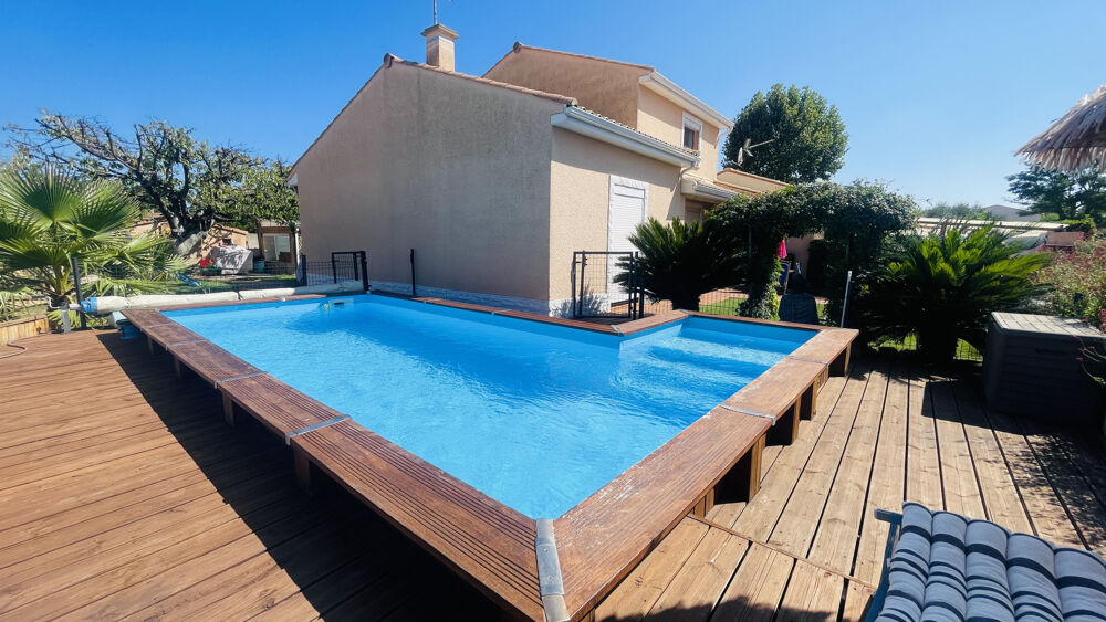Villa T4 de 104 m2 avec piscine et jardin à Mireval