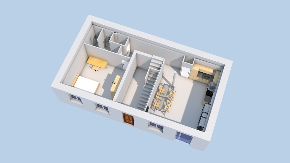 Location Appartement LOCATION T2 65 m2 - entièrement rénové - meublé ou non - profession libérale et/ou indépendante acceptée St etienne