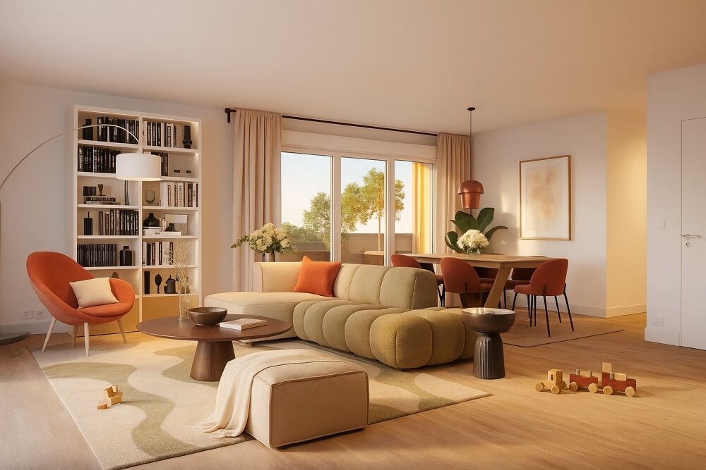 Appartement 4 pièces 87 m² avec terrasse