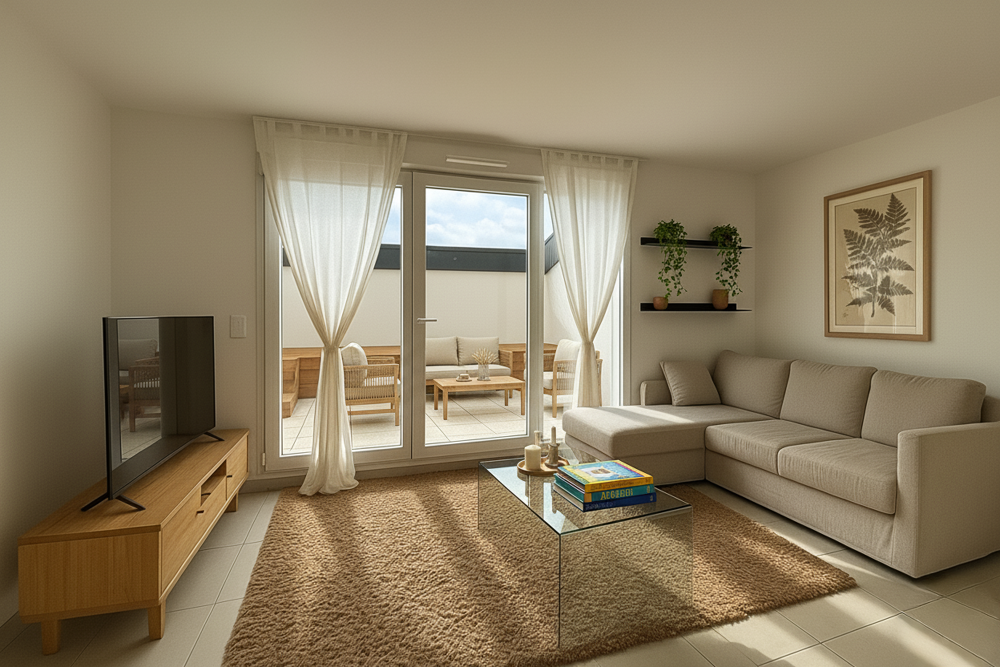 Appartement 5 pièces 106 m² avec terrasse