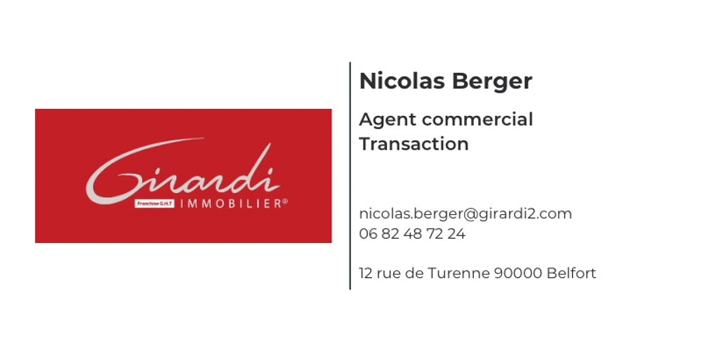 Vente Terrain Terrain constructible de 10 ares Giromagny   Un cadre idéal pour votre futur projet de vie Giromagny