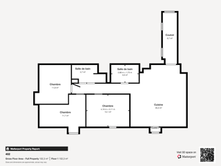  Appartement à louer 4 pièces 98 m²