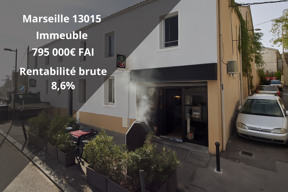 Vente Immeuble IMMEUBLE SAINT LOUIS-MARSEILLE 13015 Marseille 15
