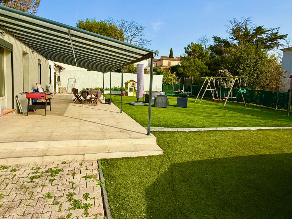 Vente Maison Belle maison de plain-pied de 105m2, garage double, boulodrome et piscine hors-sol Marseille 12