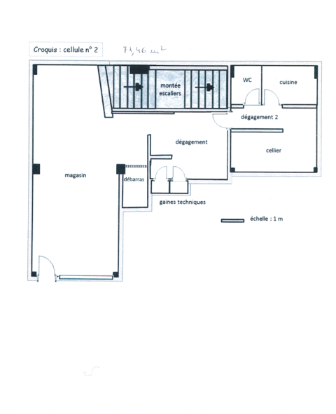   Local commercial de 71 m2 