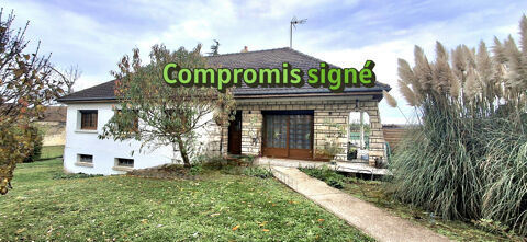   Pavillon de plain-pied - 102 m2 habitables sur sous-sol total avec terrain de 2 201 m2 Maison - 6 pi�ce(s) - 103 m�