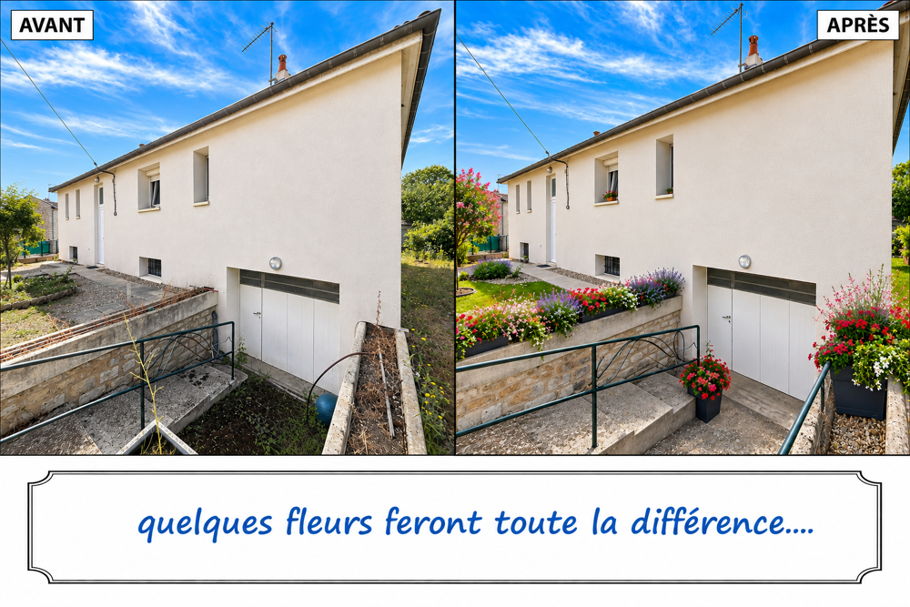 Auxerre Élégante maison familiale de 128 m2 avec véranda, sous-sol total et double garage
