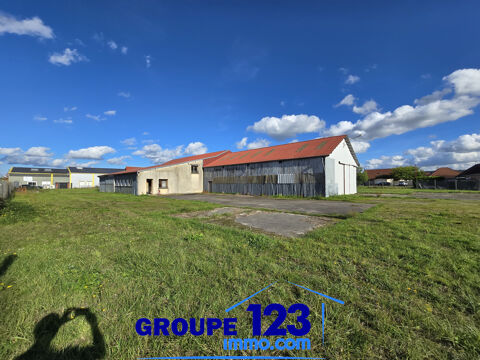 ENTREPOT DE 800 M2 SUR 4.000 M2 DE TERRAIN CLOS 299000 89470 Moneteau